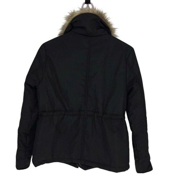 Francesca’s Collection Forever Audrey Womens Faux Fur Trim Lined Parka Coat Jack - Picture 5 of 9